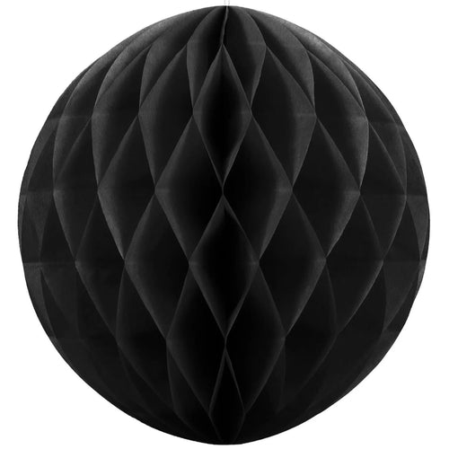 30cm BLACK HONEYCOMB BALL
