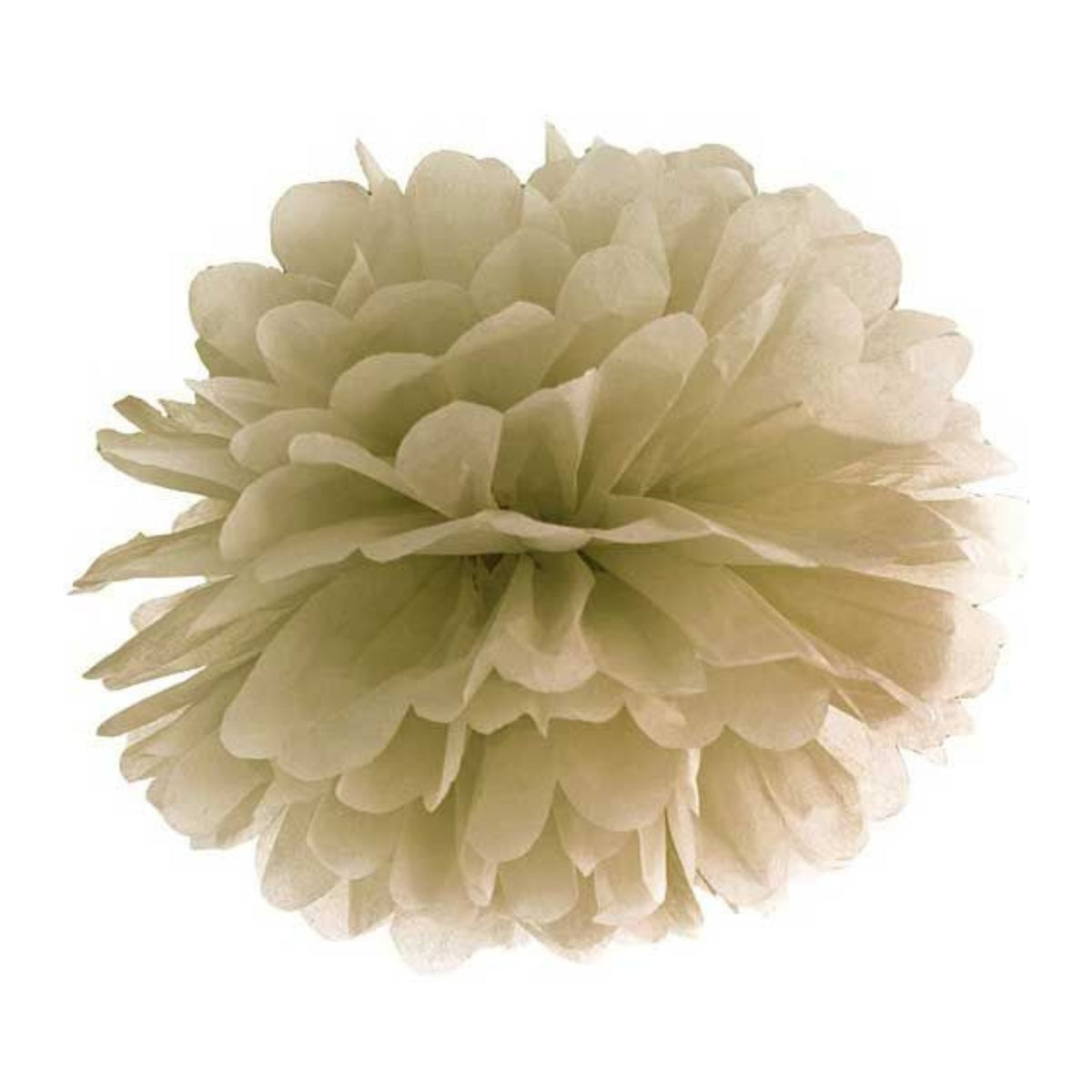 25cm GOLD TISSUE PAPER POM POM