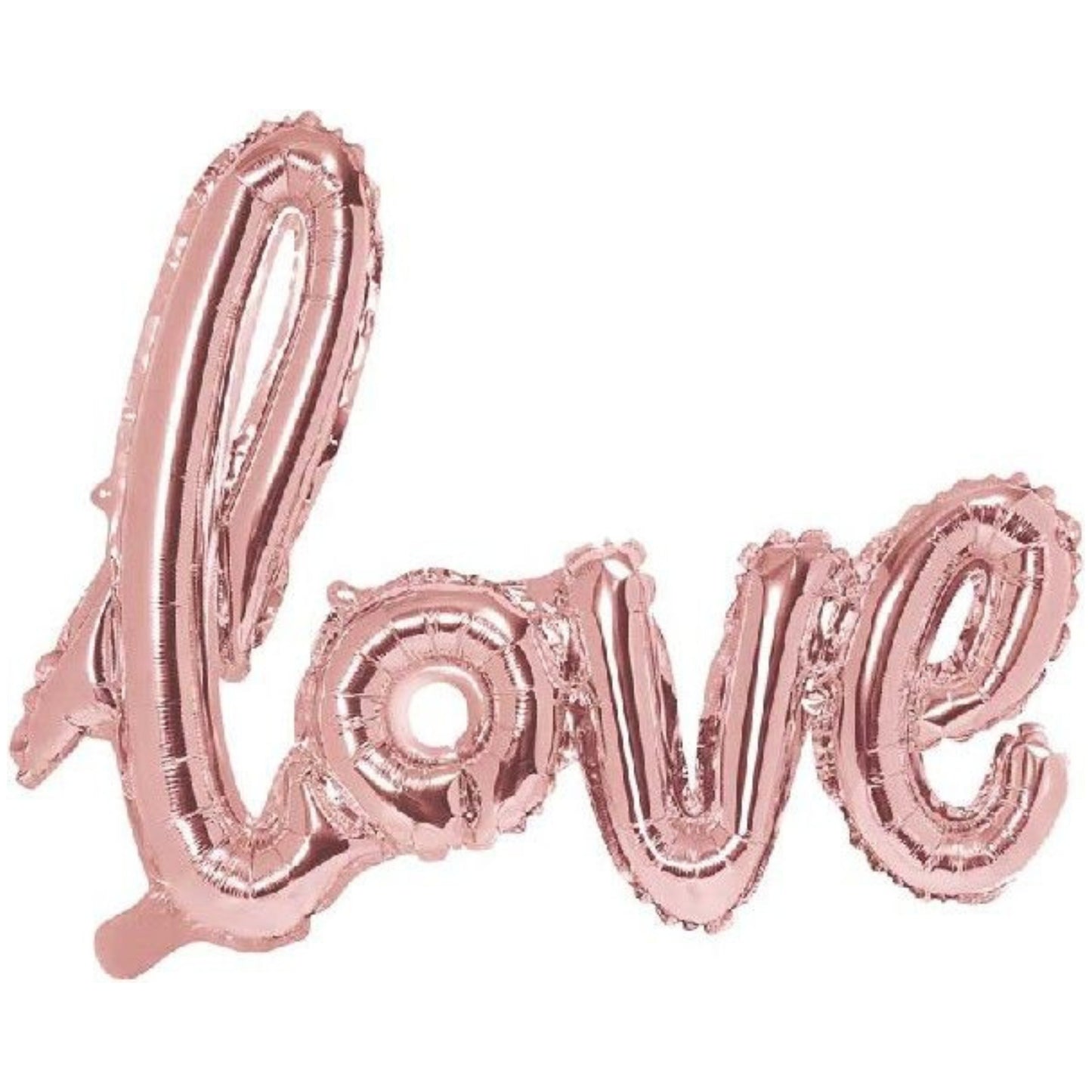 29"/ 72cm ROSE GOLD "LOVE" AIR-FILL FOIL BALLOON