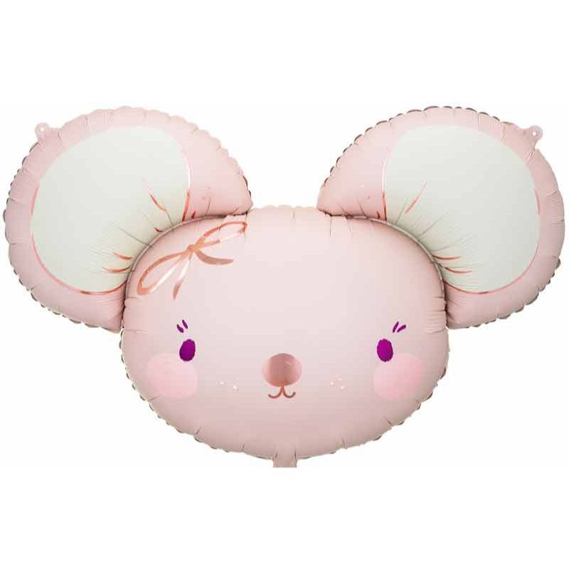 38"/ 96cm MOUSE HEAD SUPERSHAPE FOIL BALLOON
