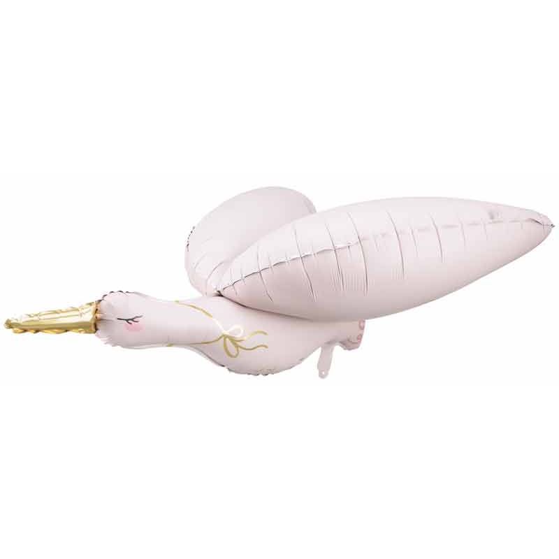 41"/ 103cm LIGHT PINK STORK SUPERSHAPE FOIL BALLOON