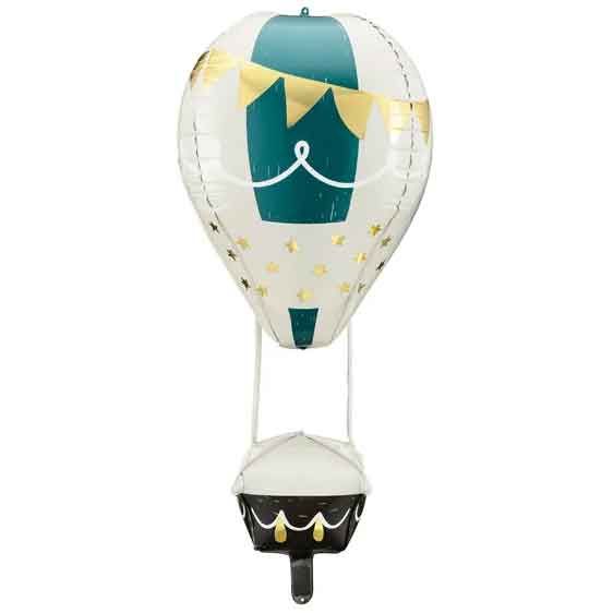43"/ 109cm HOT AIR BALLOON SUPERSHAPE FOIL BALLOON
