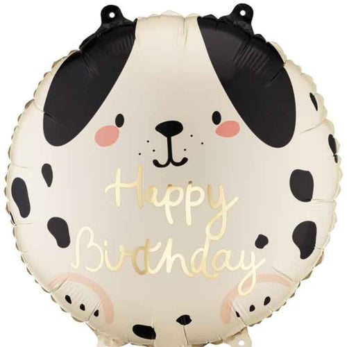 18"/ 46cm HAPPY BIRTHDAY DOG ROUND FOIL BALLOON
