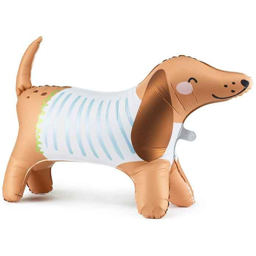 35"/ 89cm DACHSHUND SUPERSHAPE AIRWALKER FOIL BALLOON