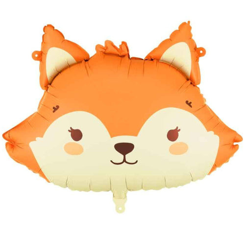 22"/ 57cm FOX HEAD SUPERSHAPE FOIL BALLOON