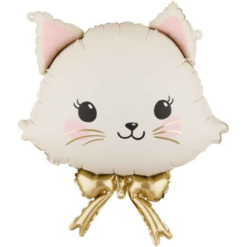 24"/ 60cm CAT HEAD SHAPED FOIL BALLOON