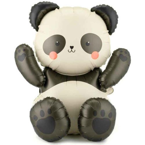 28"/ 72cm SITTING PANDA AIR-FILL FOIL BALLOON
