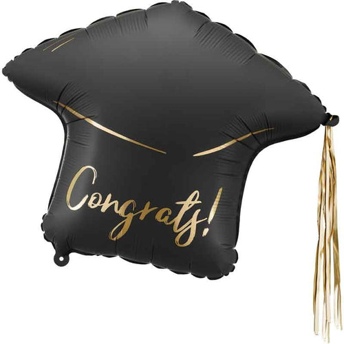 28"/ 71cm 'CONGRATS!'' CAP SUPERSHAPE FOIL BALLOON