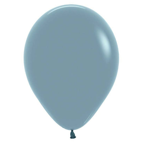 12"/ 30cm BLUE PASTEL DUSK LATEX BALLOON (140)
