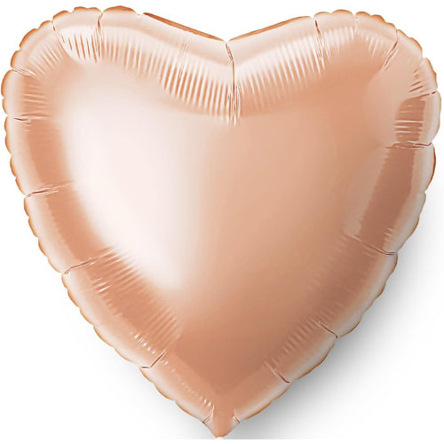 ROSE GOLD HEART (18"/ 46cm)
