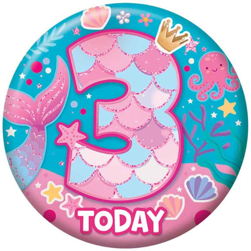 2.4"/ 6cm 3 TODAY GIRLS BADGE