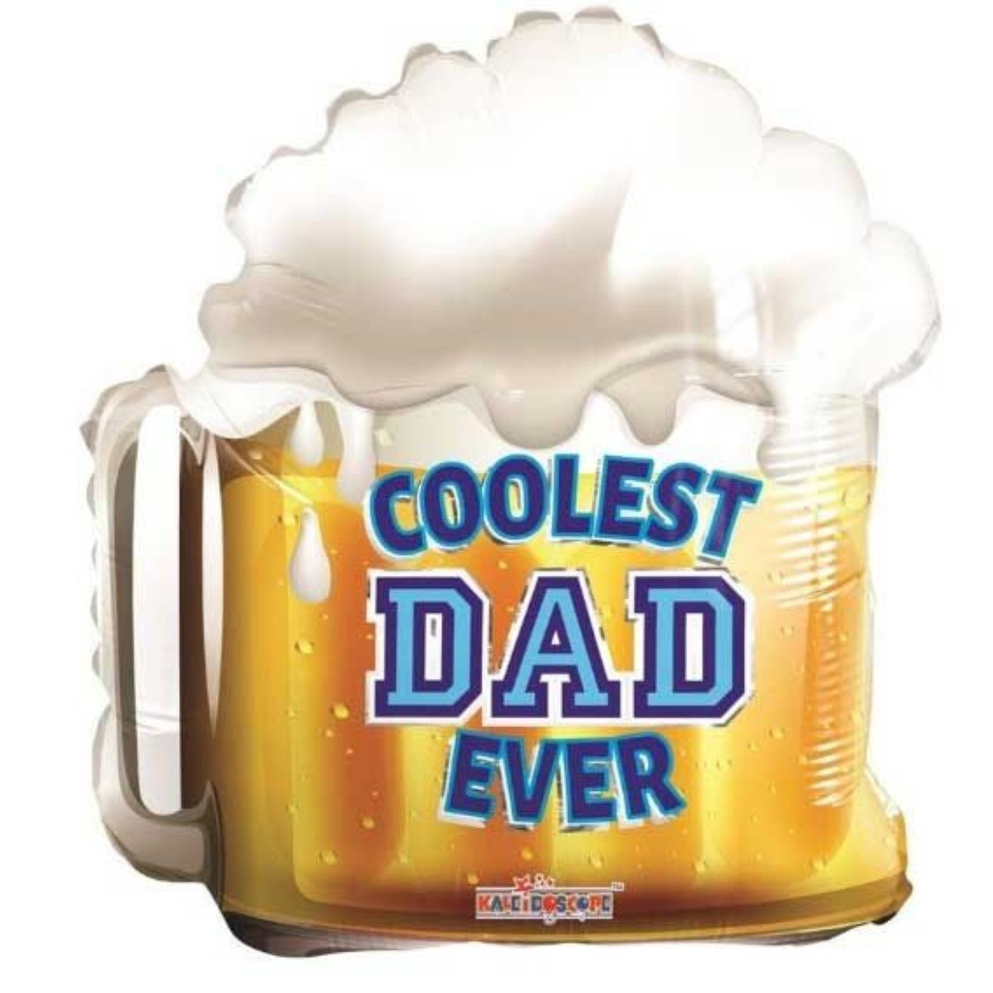 18"/ 46cm COOLEST DAD BEER SUPERSHAPE FOIL BALLOON