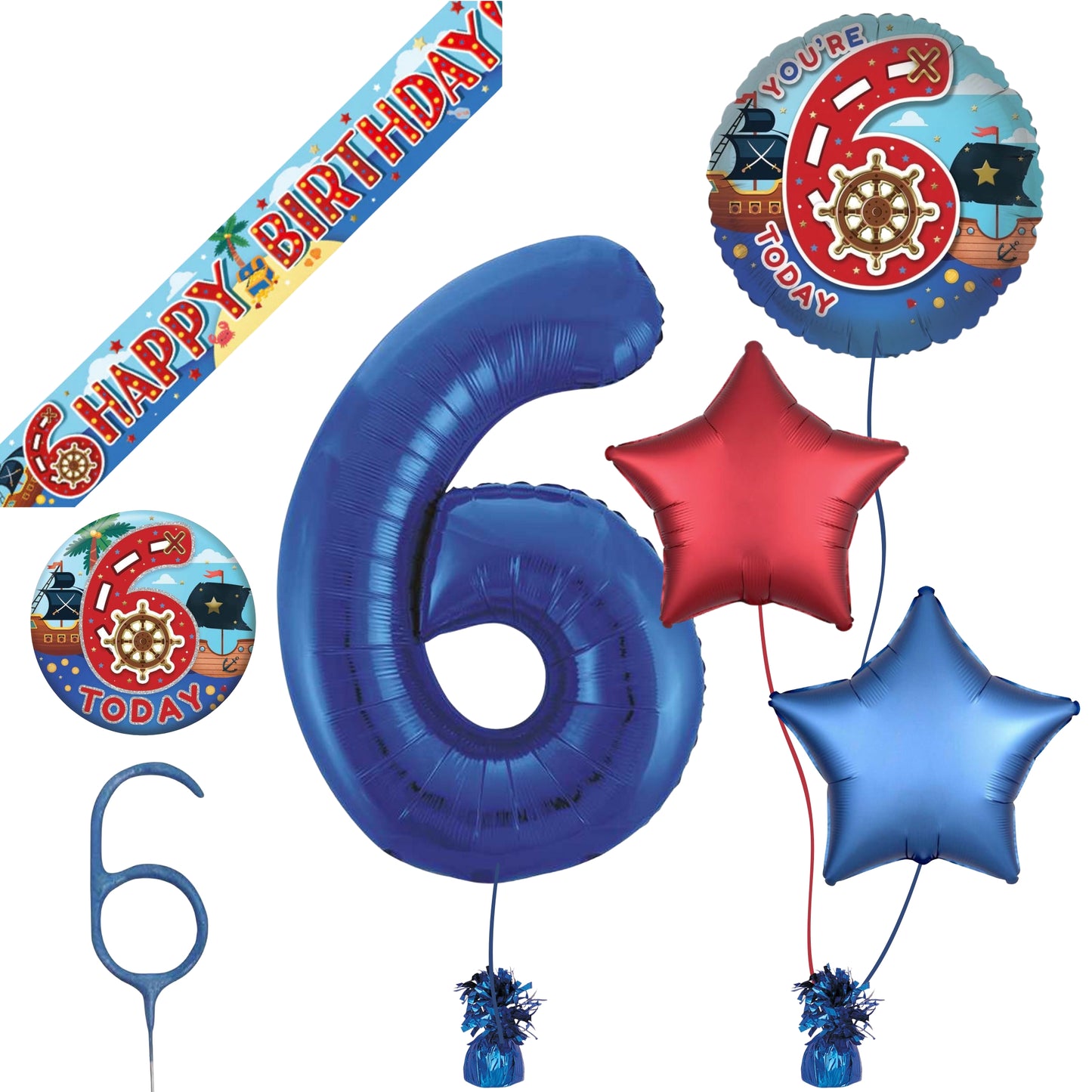 6TH BIRTHDAY BOY BUNDLE