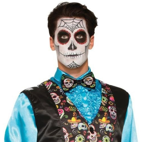 DAY OF THE DEAD BOW TIE ACCESSORY