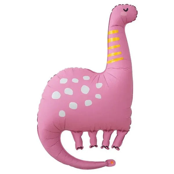 38"/ 97cm SWEET PINK BRACHIOSAURUS SUPERSHAPE FOIL BALLOON