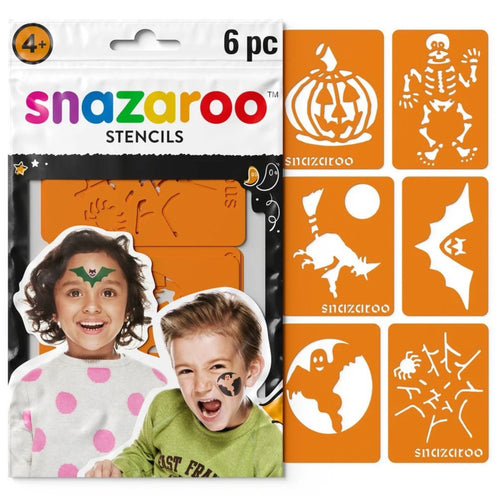 KIDS' HALLOWEEN STENCILS (6 PACK)