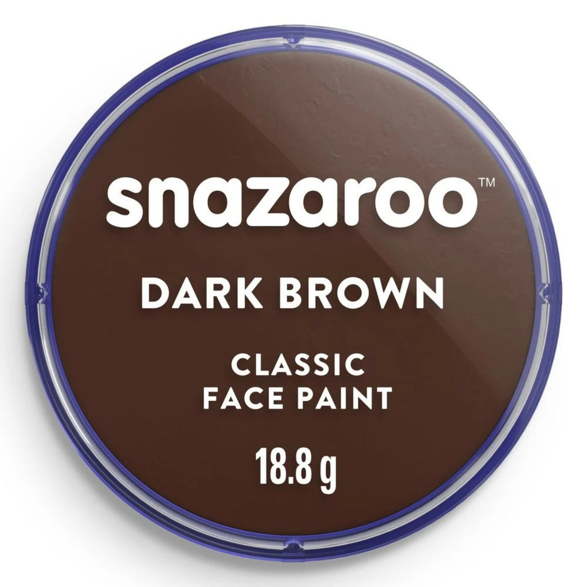 SNAZEROO DARK BROWN CLASSIC FACE PAINT (18ml)