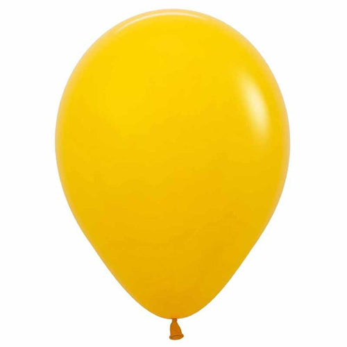 12"/ 30cm HONEY YELLOW LATEX BALLOON (021)