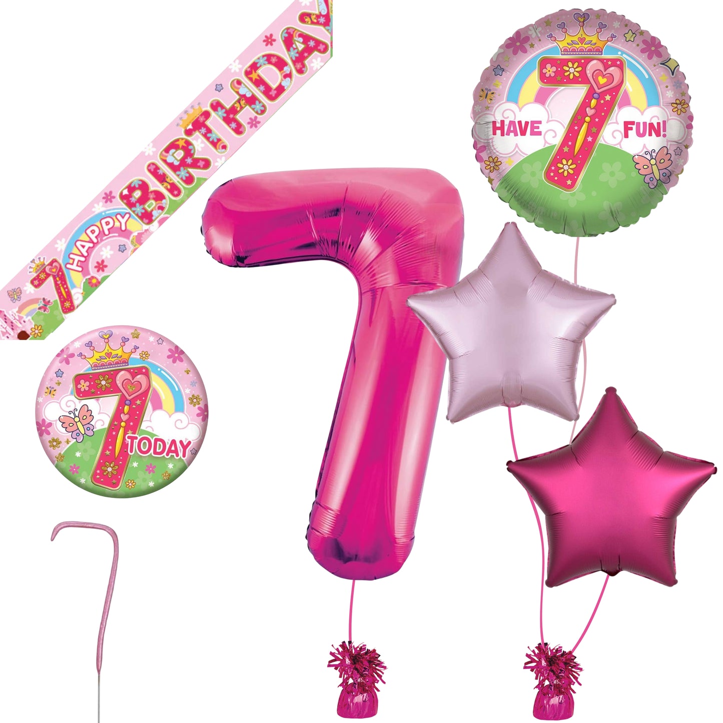 7TH BIRTHDAY GIRL BUNDLE