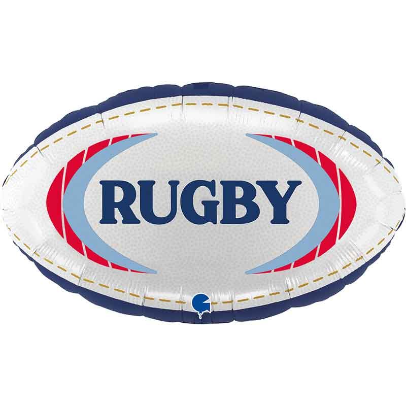 20"/ 51cm RUGBY BALL SUPERSHAPE FOIL BALLOON