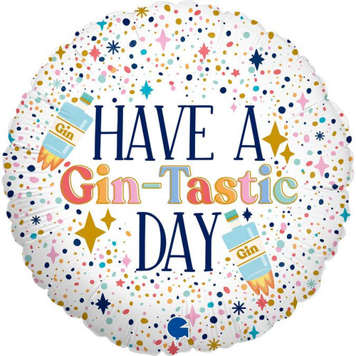 18"/ 46cm A GIN-TASTIC DAY ROUND FOIL BALLOON