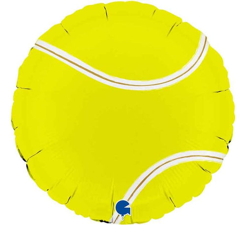 18"/ 46cm TENNIS BALL ROUND FOIL BALLOON
