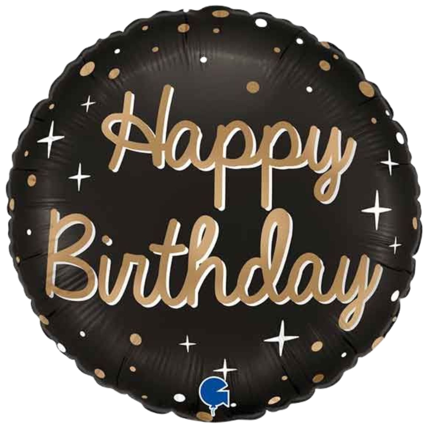 18"/ 46cm SPARKLING BIRTHDAY ROUND FOIL BALLOON