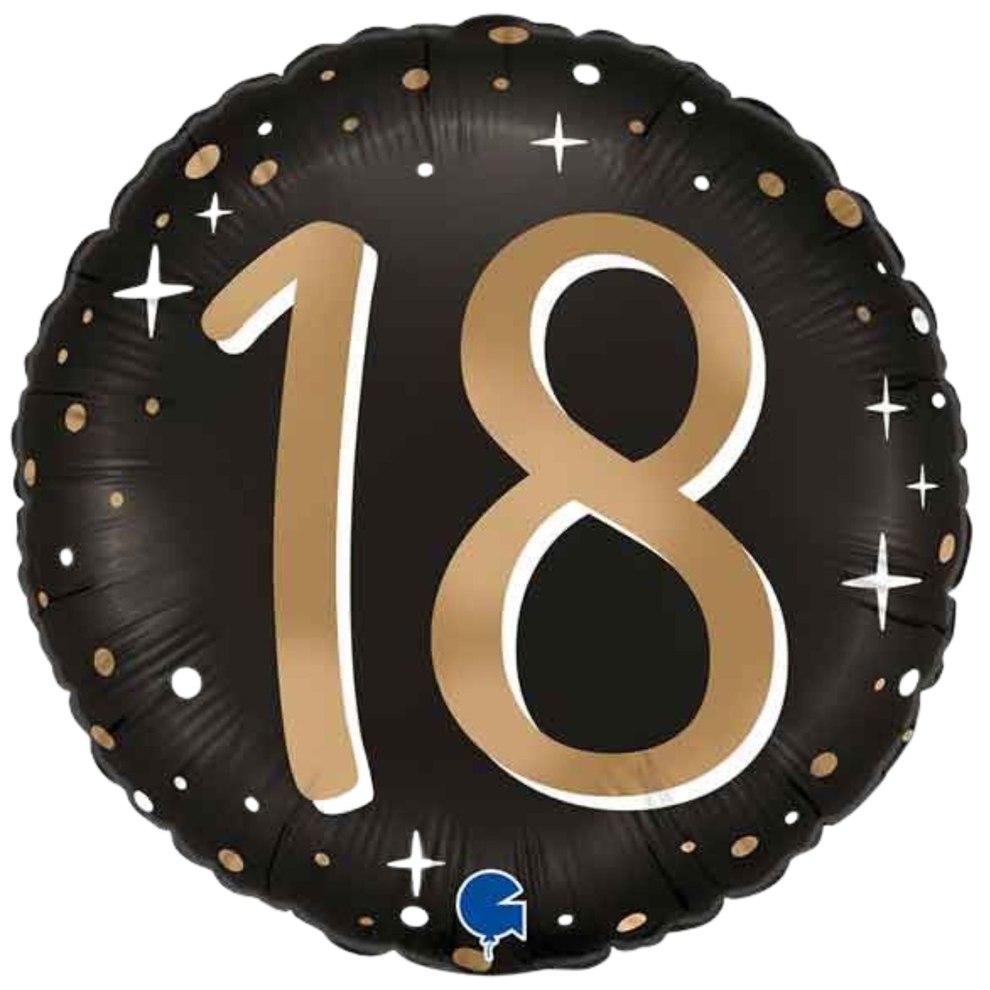 18"/ 46cm SPARKLING 18 ROUND FOIL BALLOON