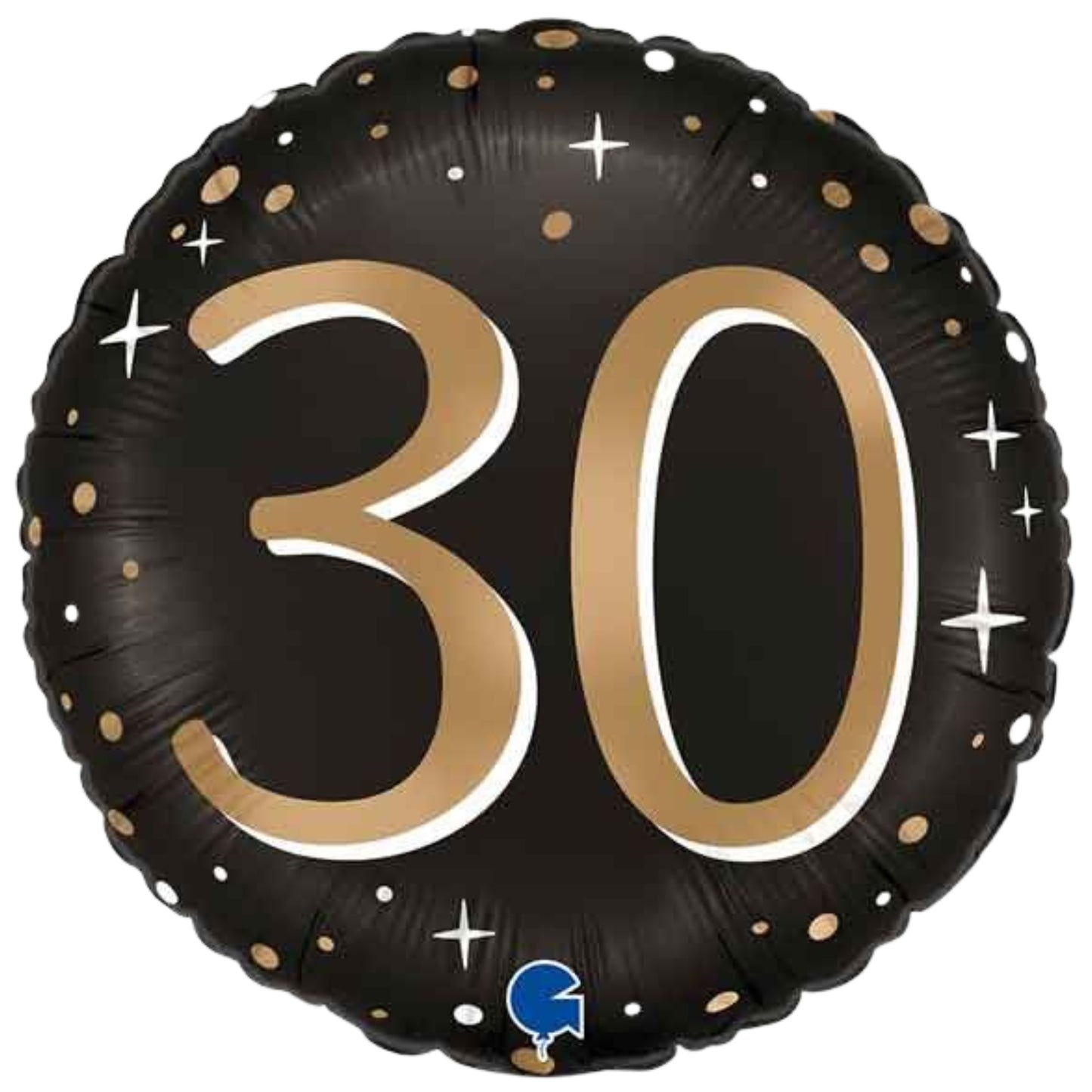 18"/ 46cm SPARKLING 30 ROUND FOIL BALLOON