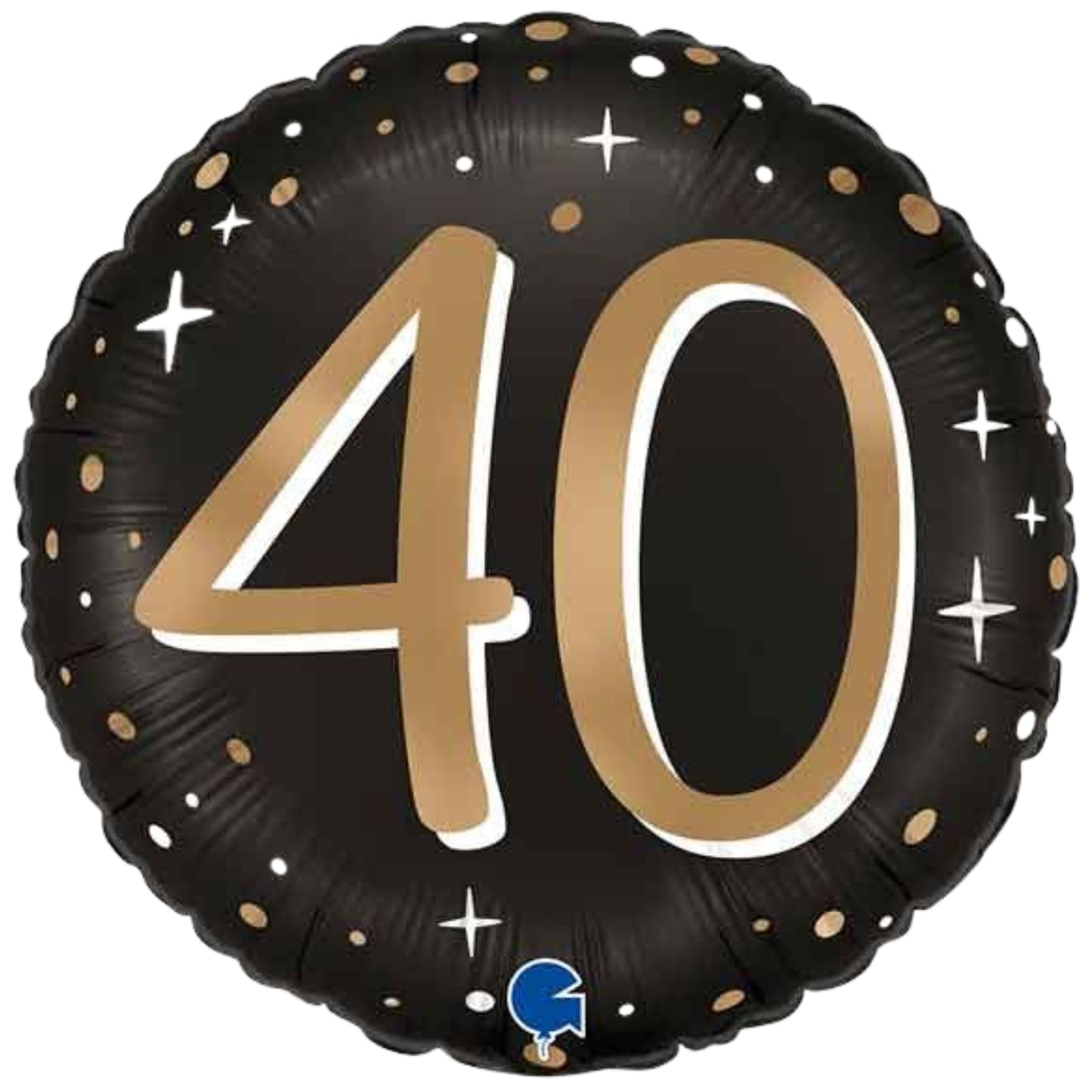 18"/ 46cm SPARKLING 40 ROUND FOIL BALLOON