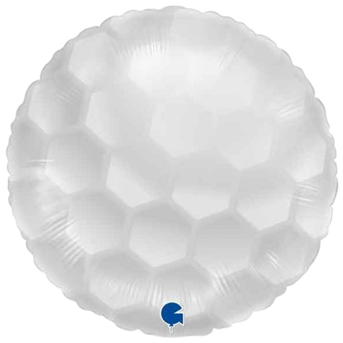 18"/ 46cm GOLF BALL ROUND FOIL BALLOON