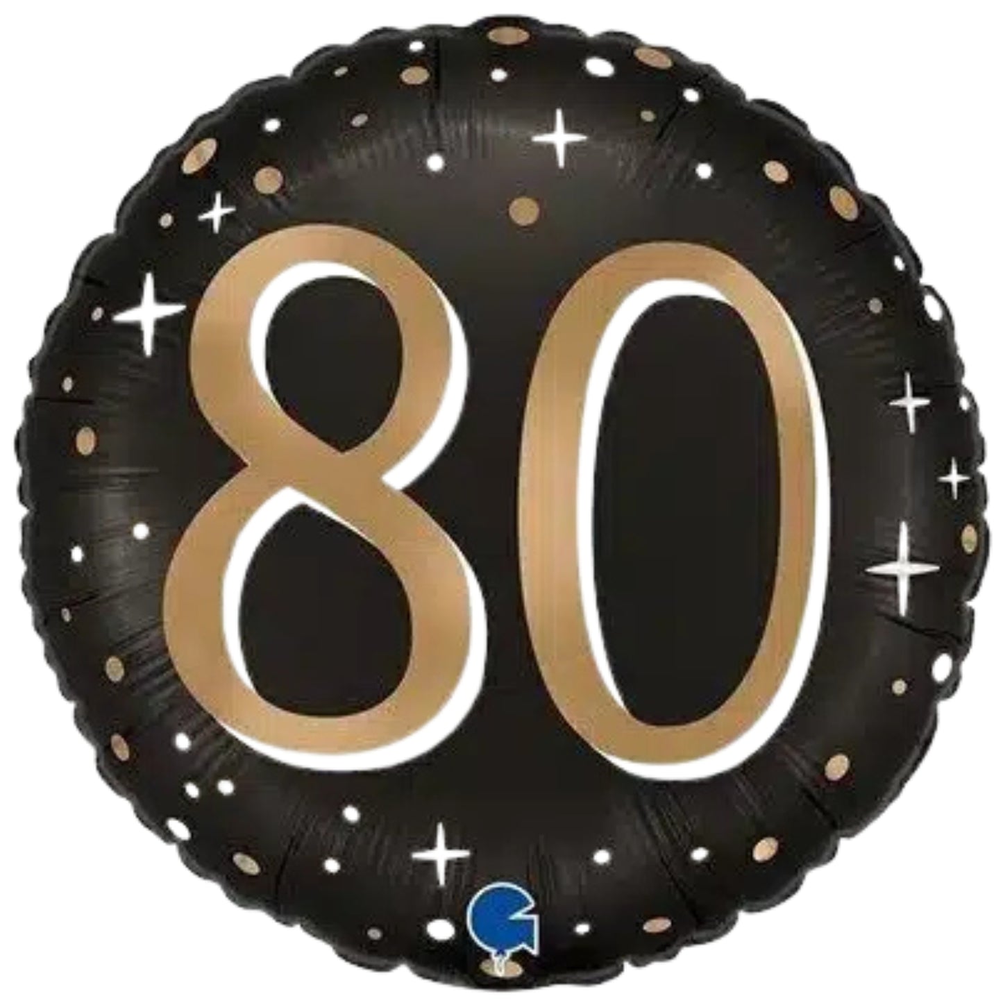 18"/ 46cm SPARKLING 80 ROUND FOIL BALLOON