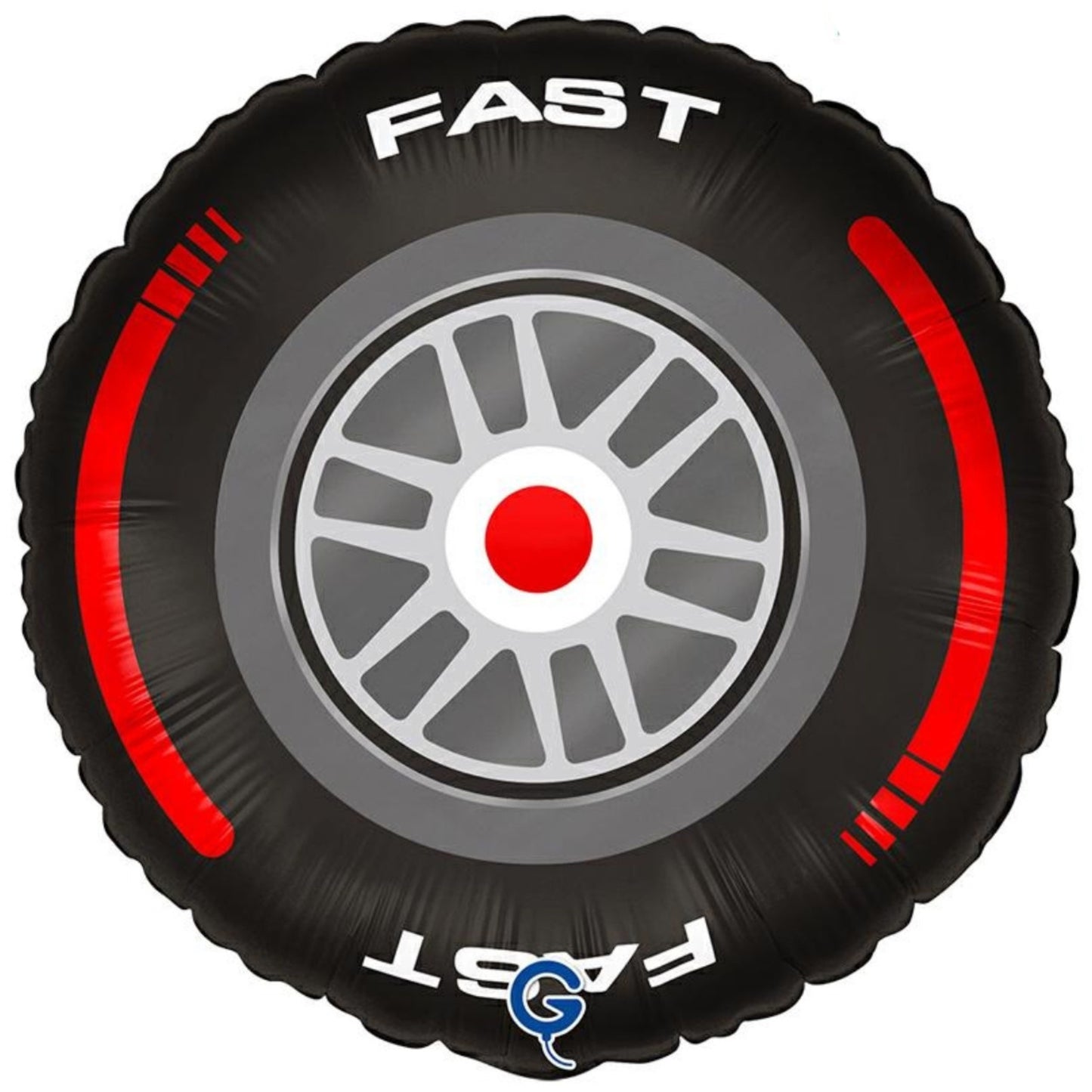 18"/ 46cm FAST TYRE ROUND FOIL BALLOON
