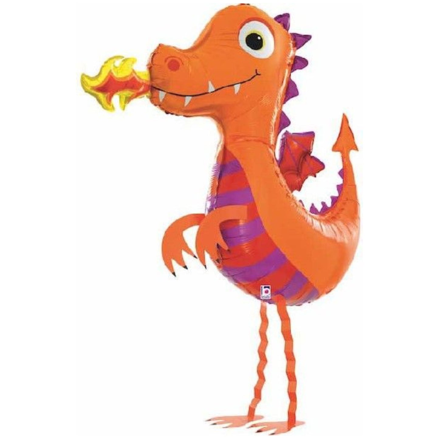 41"/ 104cm PET DRAGON WALKING SUPERSHAPE FOIL BALLOON