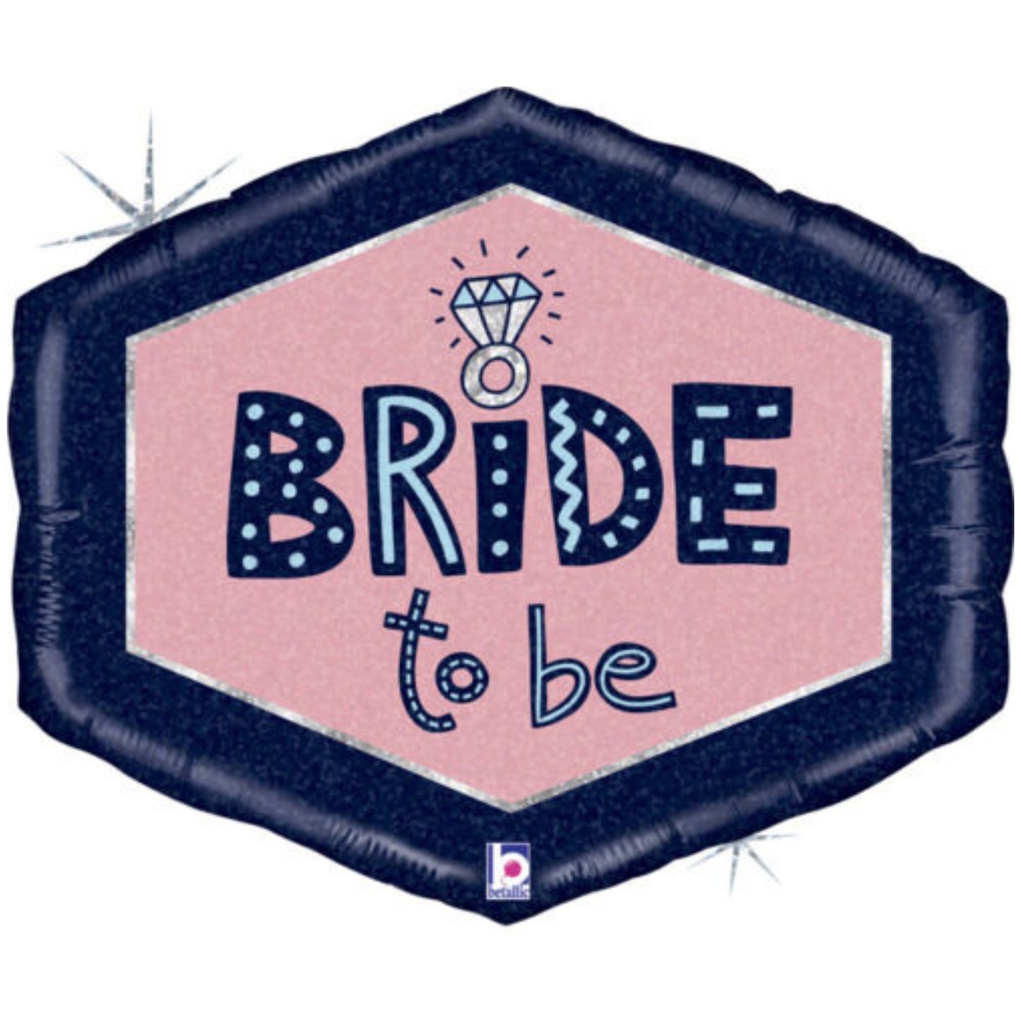 30"/ 76cm BRIDE TO BE SUPERSHAPE FOIL BALLOON