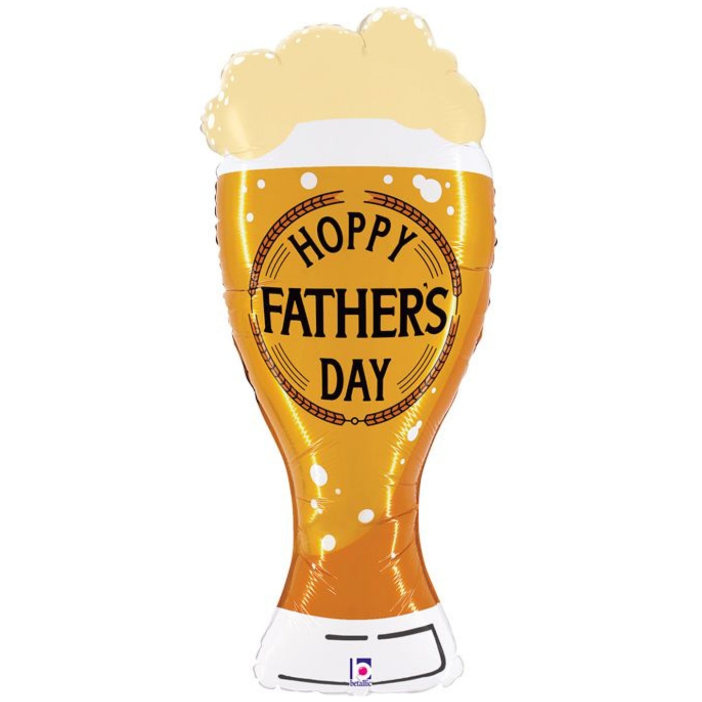 39"/ 99cm HOPPY FATHER'S DAY BEER SUPERSHAPE FOIL BALLOON