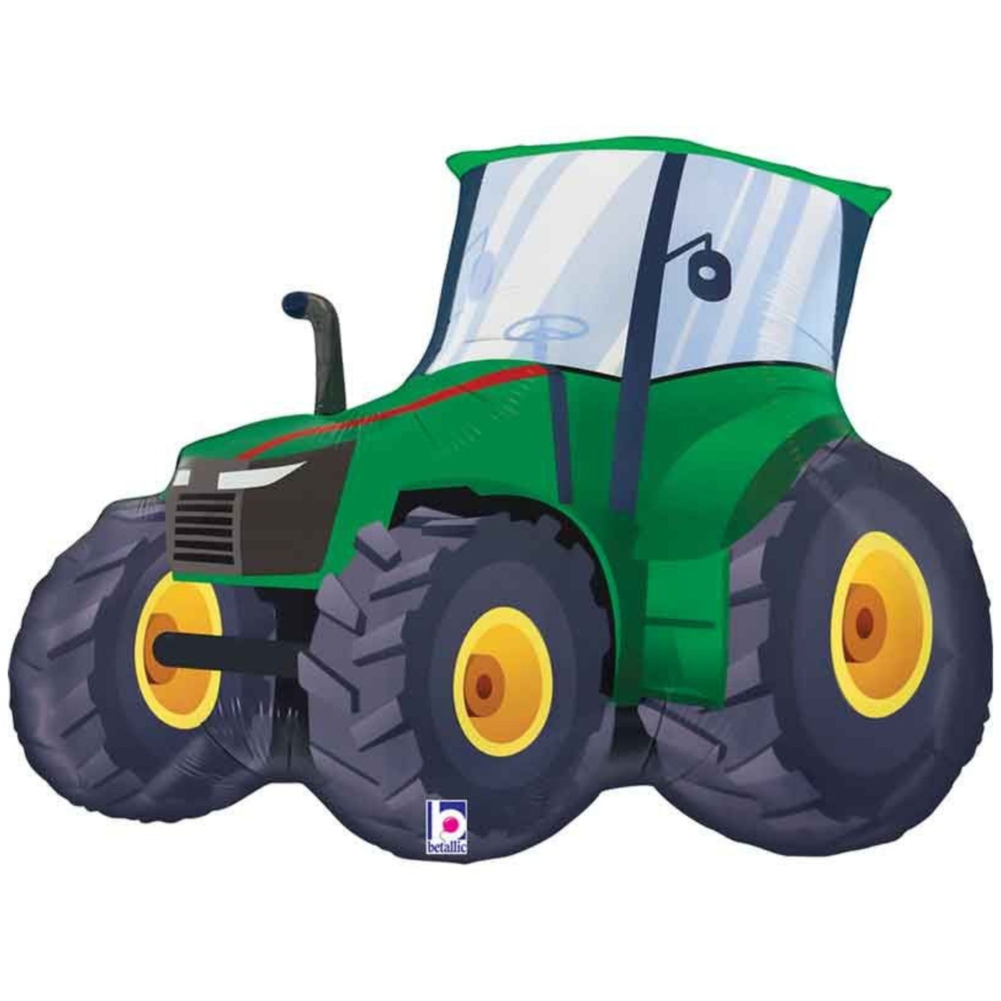 34"/ 86cm FARM TRACTOR SUPERSHAPE FOIL BALLOON
