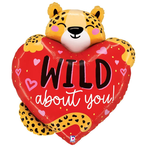 29"/ 74cm WILD ABOUT YOU CHEETAH SUPERSHAPE FOIL BALLOON