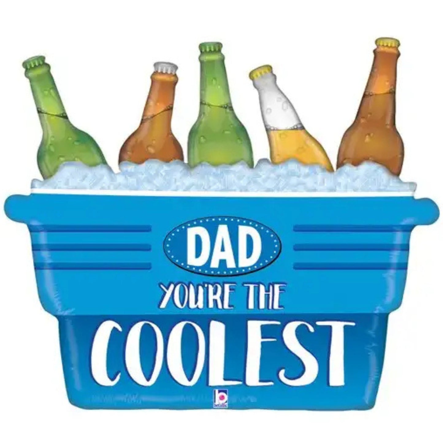 33"/ 84cm DAD YOU'RE THE COOLEST SUPERSHAPE FOIL BALLOON