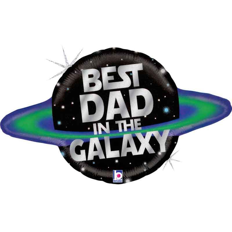 31"/ 79cm GALACTIC DAD SUPERSHAPE FOIL BALLOON