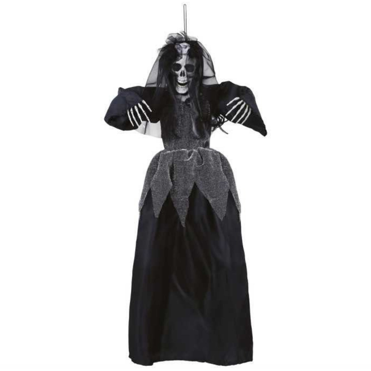 SKELETON BRIDE HANGING DECORATION (90cm)