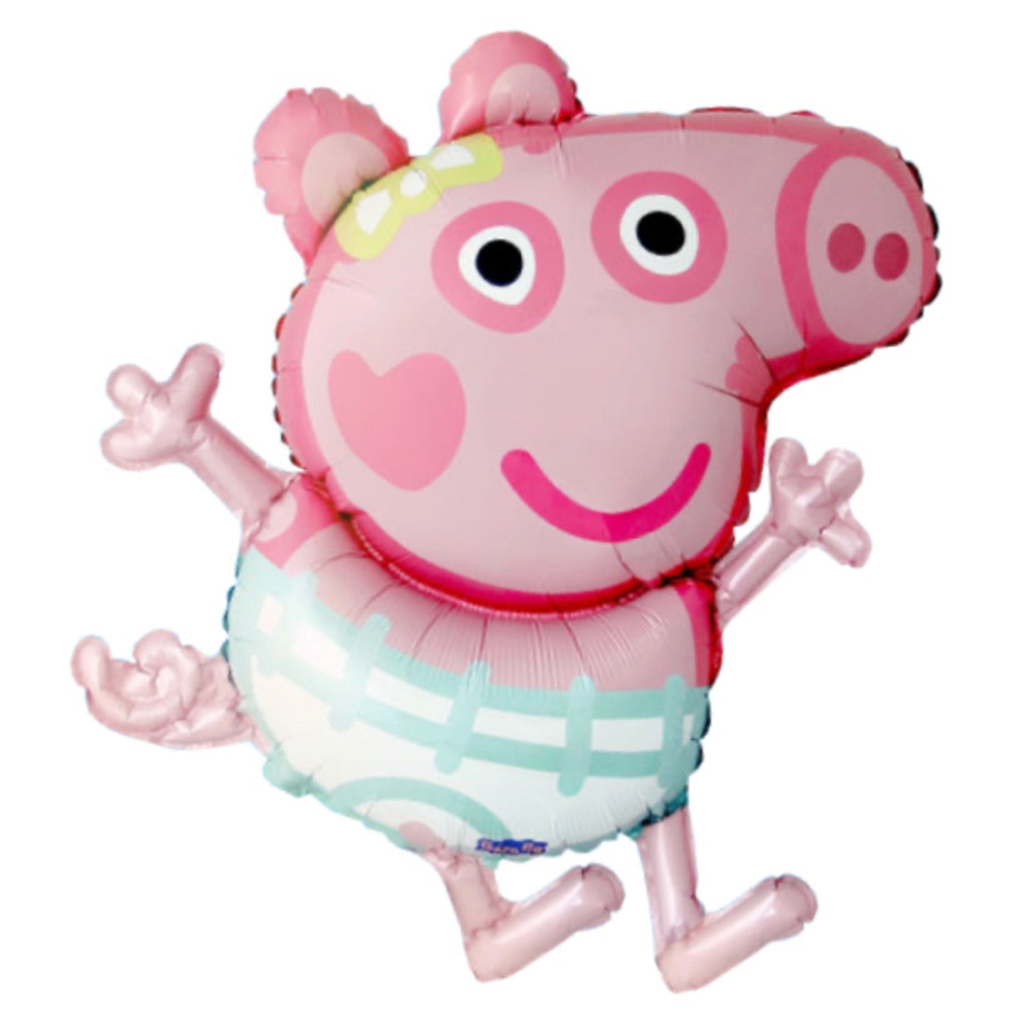 33"/ 84cm PEPPA PIG EVIE PIG SUPERSHAPE FOIL BALLOON
