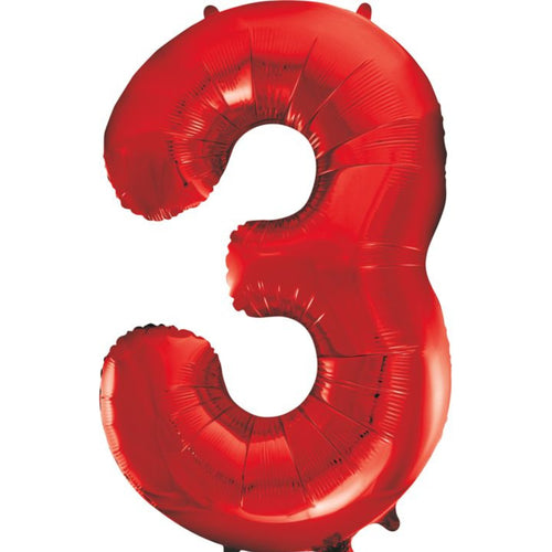 RED '3' (34"/ 86cm)