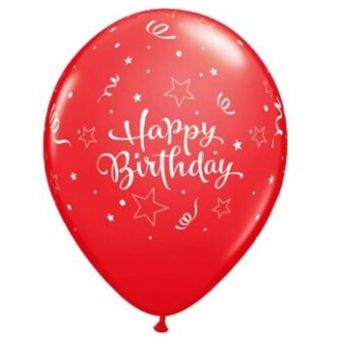 11" HAPPY BIRTHDAY PRINT LATEX BALLOON