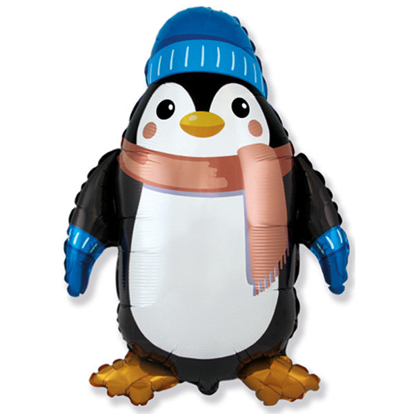 31"/ 79cm WINTER PENGUIN SUPERSHAPE FOIL BALLOON