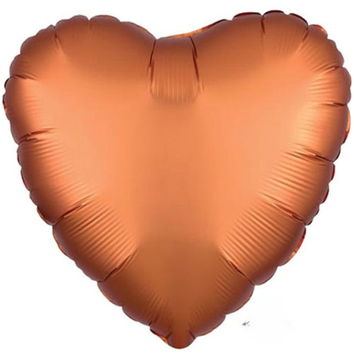 AMBER (SATIN LUXE) HEART (18"/ 46cm)