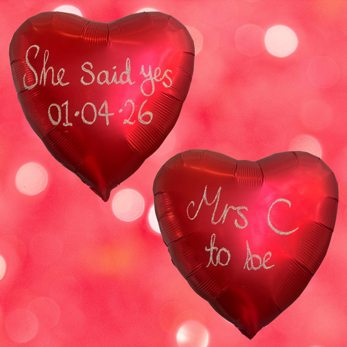 GLITTER WRITING - DOUBLE SIDED
