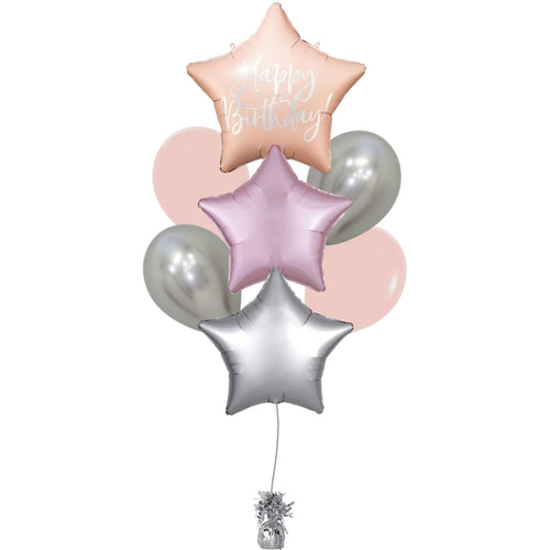 PINK HAPPY BIRTHDAY CLUSTER